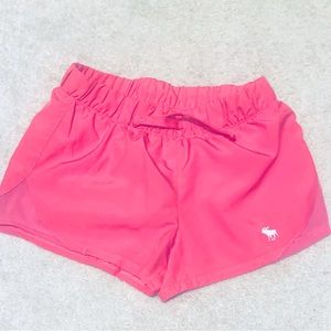 Abercrombie kids athletic shorts pink 9/10